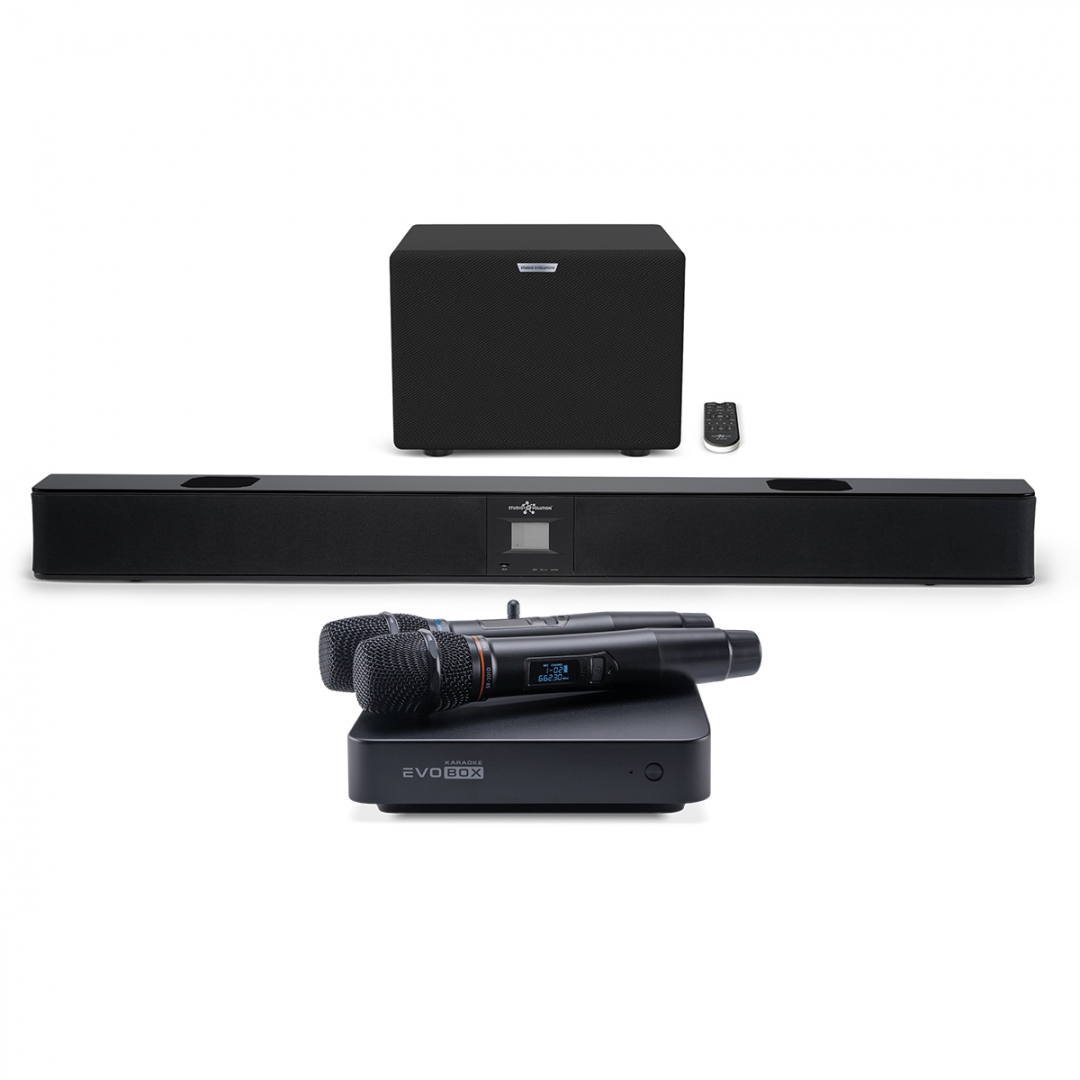 караоке-комплект EVOBOX Plus + EvoSound Bar (саундбар с караоке) в Гудермесе