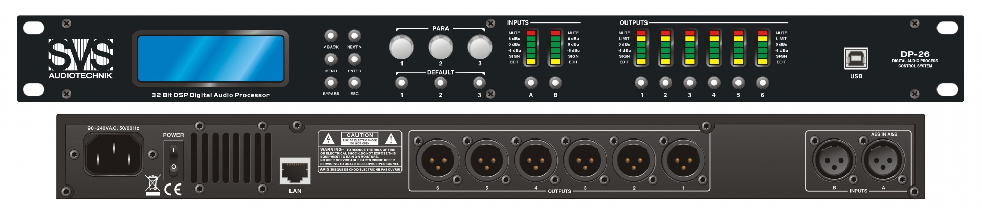 SVS Audiotechnik DP-26 Цифровой процессор: 2 входа 6 выходов в Гудермесе