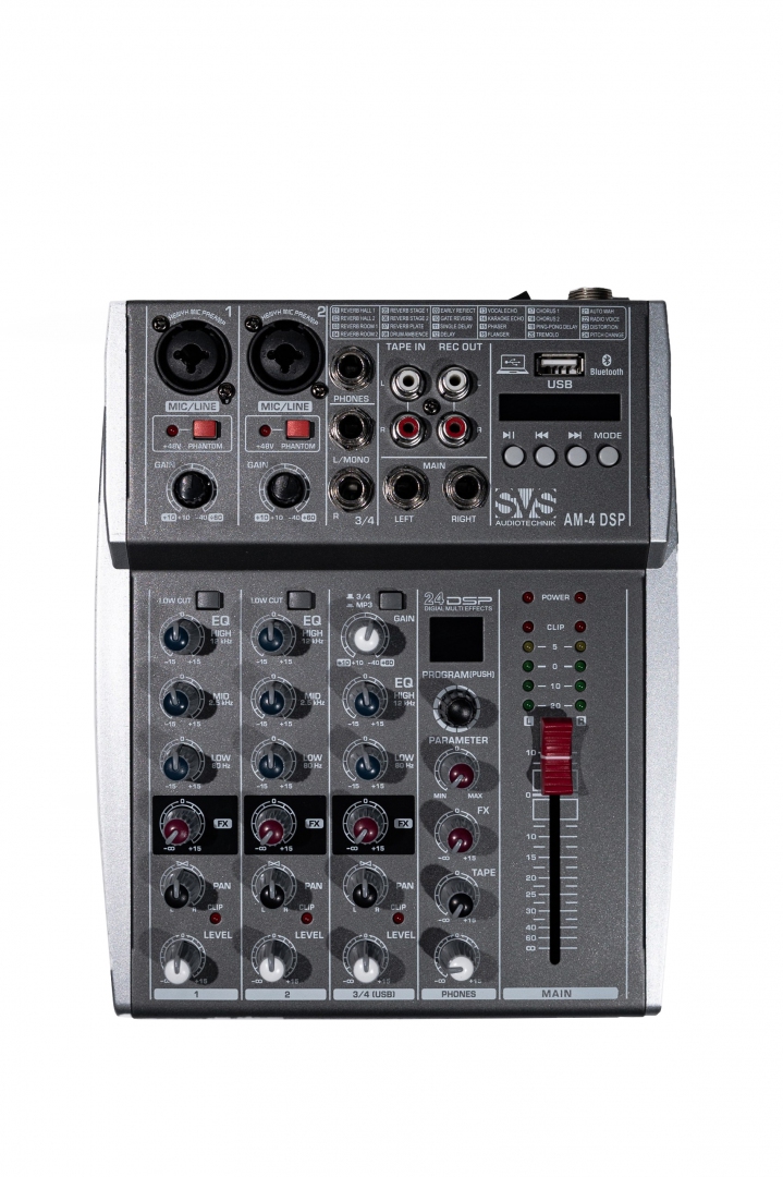 SVS Audiotechnik mixers AM-4 DSP Аналоговый микшерный пульт, 4-канала в Гудермесе