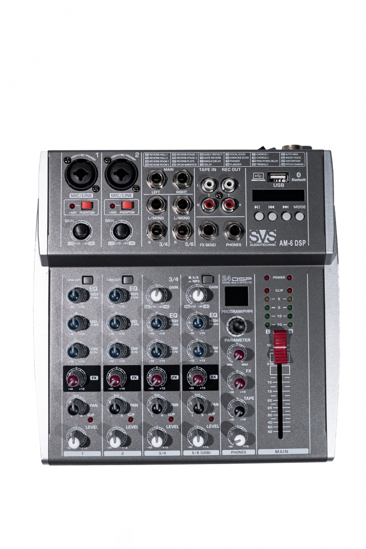 SVS Audiotechnik mixers AM-6 DSP Микшерный пульт аналоговый, 6-канальный SVS Audiotechnik mixers в Гудермесе