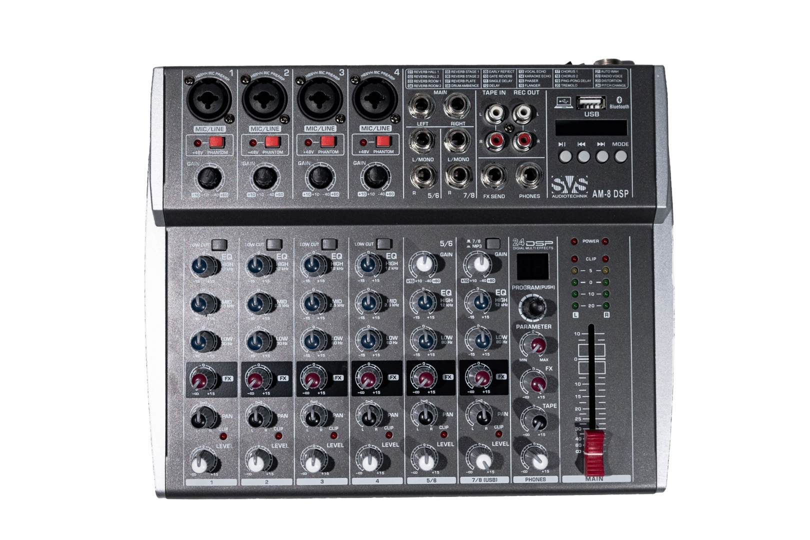 SVS Audiotechnik mixers AM-8 DSP Микшерный пульт аналоговый, 8-канальный в Гудермесе